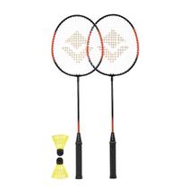 Kit de badminton vollo 2 raquetes + 2 petecas novo Kit de badminton vollo 2 raquetes + 2 petecas novo