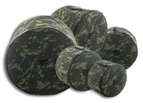 Kit de Bags Batera Clube Signature BC Camuflagem Tons 12, 13, Surdo 16, Bumbo 22 e Caixa Kit de Bags Batera Clube Signature BC Camuflagem Tons 12, 13, Surdo 16, Bumbo 22 e Caixa