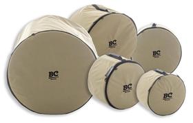 Kit de Bags Batera Clube Signature BC Via Sarja para Tons 10, 12, Surdo 16, Bumbo 22 e Caixa