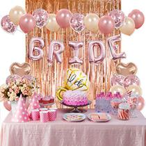 Kit de balão Bride To Be 39 peças de folha de látex com banner Kit de balão Bride To Be 39 peças de folha de látex com banner