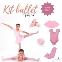 Kit de Ballet 5 Peças Balé infantil - Quebra Nozes