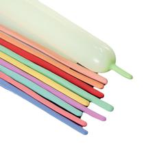 Kit de balões 100 unidades de 260 ml de comprimento Macaron Color Latex