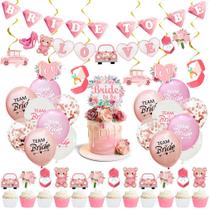 Kit de balões Bride To Be 36 balões de látex com confete Kit de balões Bride To Be 36 balões de látex com confete