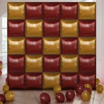 Kit de balões Charnoel de 25 unidades em folha de ouro cor de vinho de 19"