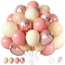 Kit de Balões CVPARTYON com 55 Unidades 12" Rosa Blush Retrô Kit de Balões CVPARTYON com 55 Unidades 12" Rosa Blush Retrô