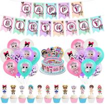 Kit de balões de aniversário Feliz Aniversário 34 unidades de látex de 12 polegadas Kit de balões de aniversário Feliz Aniversário 34 unidades de látex de 12 polegadas