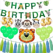 Kit de balões de decoração de aniversário, 38 unidades de feliz aniversário