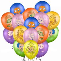 Kit de balões de festa Bubble Guppies Print 12 cm 14 unidades
