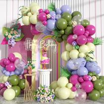Kit de balões de festa Garland Arch Paready, verde, rosa, 125 unidades Kit de balões de festa Garland Arch Paready, verde, rosa, 125 unidades