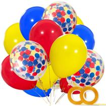 Kit de balões de festa, látex colorido, 12 cm, 16 unidades para decoração Kit de balões de festa, látex colorido, 12 cm, 16 unidades para decoração