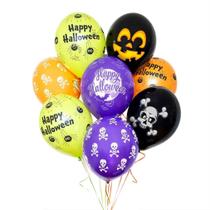 Kit de balões de Halloween, 37 unidades de látex de 30 cm com fitas
