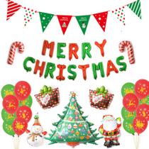 Kit de balões de Natal, balões de látex de festa, 24 unidades Kit de balões de Natal, balões de látex de festa, 24 unidades