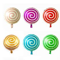 Kit de balões Lollipop Mylar de 18 polegadas, 6 unidades para crianças B Kit de balões Lollipop Mylar de 18 polegadas, 6 unidades para crianças B