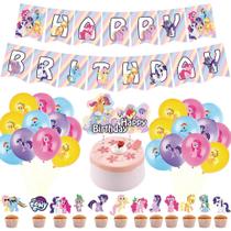 Kit de balões para festa de aniversário de pônei com 36 balões de látex