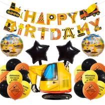 Kit de balões Shop Truck 25 balões de folha de látex com banner