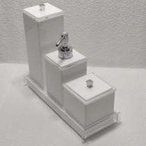 Kit de banheiro acrilico 4 peças promocional Kit de banheiro acrilico 4 peças promocional