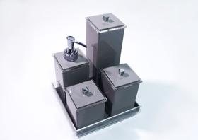 Kit de banheiro acrilico com 5 peças preço promocional lançamento