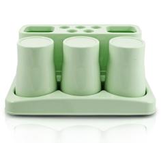 Kit de Banheiro com 5 Peças Lifestyle Jacki Design Verde