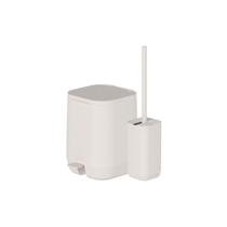 Kit de banheiro com lixeira de pedal Ou 2 peças Linha Aura Kit de banheiro com lixeira de pedal Ou 2 peças Linha Aura