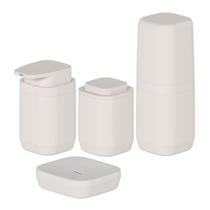 Kit De Banheiro Lavabo 4 Peças Aura Fosco Premium Luxo Ou