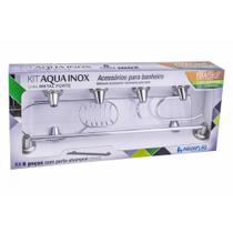 Kit de Banheiro Linha Aquainox 6 peças Kit de Banheiro Linha Aquainox 6 peças