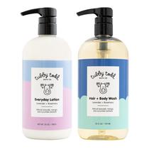 Kit de banho e cuidados com a pele para bebês Tubby Todd Wash Lotion 750 ml