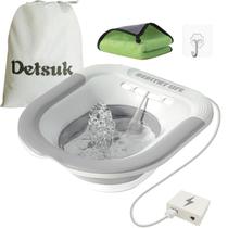 Kit de banho elétrico dobrável Detsuk para alívio de hemorróidas