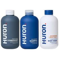 Kit de banho Huron Shampoo, condicionador e sabonete líquido para homens