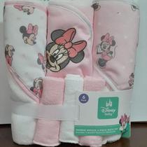 Kit de Banho Infantil Minnie Mouse 6 Peças Colorido, Divertido e Funcional Kit de Banho Infantil Minnie Mouse 6 Peças Colorido, Divertido e Funcional