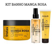 Kit de Banho Manga Rosa Dia dos Namorados - Porán Kit de Banho Manga Rosa Dia dos Namorados - Porán