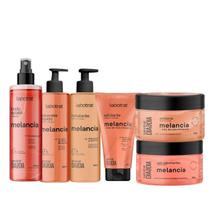 Kit de banho melancia c/ 6 itens labotrat