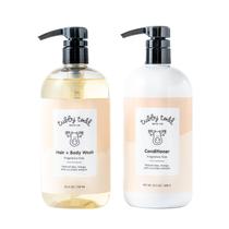 Kit de banho para bebês Tubby Todd The Hair Duo com shampoo e cond