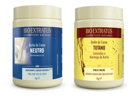 Kit De Banhos De Creme Bio Extratus 2 X 1kg Tutano Neutro Kit De Banhos De Creme Bio Extratus 2 X 1kg Tutano Neutro