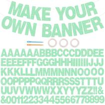 Kit de banner para cartas BEISHIDA Glitter Light Green 116 unidades