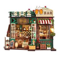 Kit de bar de cerveja em miniatura DIY Vanchy Tavern com instruções de inglês