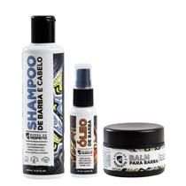 Kit de Barba 4POR1 - Shampoo, Balm e Óleo Barba de Respeito
