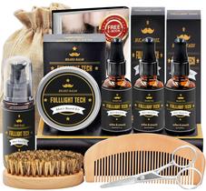 Kit de Barba FULLLIGHT TECH Grooming & Care - Lavagem, Óleo e Bálsamo