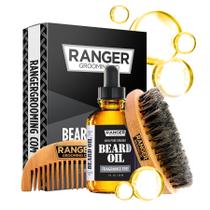 Kit de barba Leven Rose Ranger Grooming Company 30ml de óleo de barba Kit de barba Leven Rose Ranger Grooming Company 30ml de óleo de barba