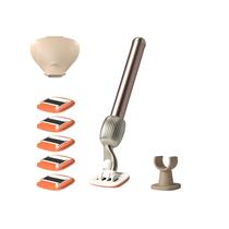 Kit de Barbear Fler The Razor Aparelho de Barbear Metálico de 5 Lâminas com 6 Cartuchos Kit de Barbear Fler The Razor Aparelho de Barbear Metálico de 5 Lâminas com 6 Cartuchos