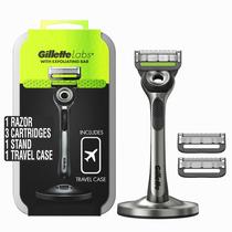 Kit de barbear Gillette Labs com barra esfoliante para homens Kit de barbear Gillette Labs com barra esfoliante para homens