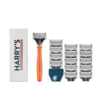 Kit de barbear Harry's Truman Razor Handle com 15 recargas de lâminas Kit de barbear Harry's Truman Razor Handle com 15 recargas de lâminas