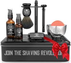 Kit de barbear Viking Revolution Luxury Safety Revolution