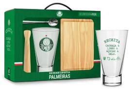 Kit de Bartender 400ml Caipirinha Palmeiras Brasfoot