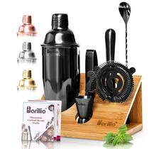 Kit de Bartender Barillio Black em Aço Inoxidável 10 Peças