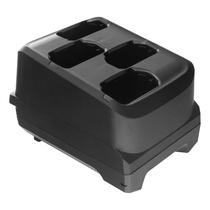 Kit de base de carregamento para bateria com 4 slots e fonte de alimentação para coletor de dados Zebra MC3200 MC3300, carregador seguro e estável