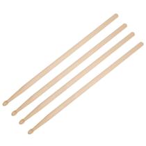 Kit de bateria de madeira Baquetas Keenso de 2 pares 5A/5B Jazz Maple