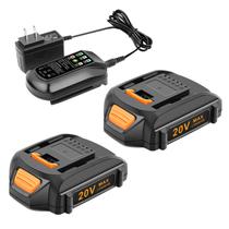 Kit de bateria e carregador 20V para Worx WA3525 WA3520 WA3575 Kit de bateria e carregador 20V para Worx WA3525 WA3520 WA3575