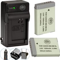 Kit de bateria e carregador BM Premium NB-13L para Canon PowerShot Kit de bateria e carregador BM Premium NB-13L para Canon PowerShot