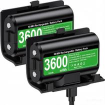 Kit de Baterias Recarregáveis DXKK para Controle Xbox 4800mAh, 2 Unidades Kit de Baterias Recarregáveis DXKK para Controle Xbox 4800mAh, 2 Unidades