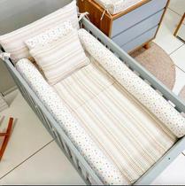 Kit De Berço Rolinho 7 Peças Popcorn/Minitribo Kit De Berço Rolinho 7 Peças Popcorn/Minitribo